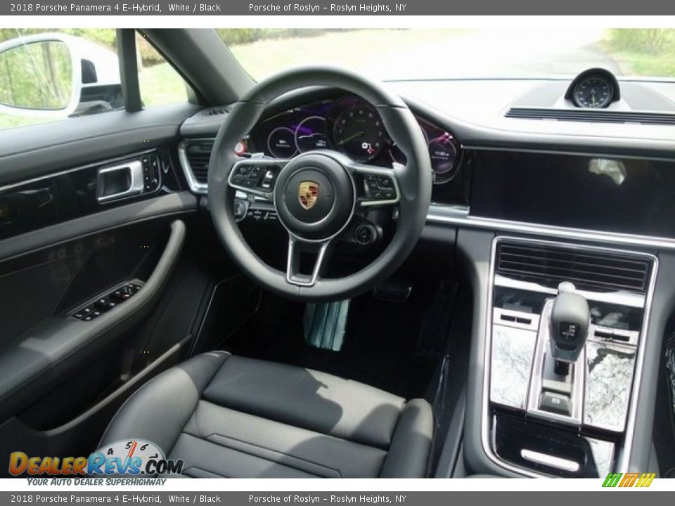 2018 Porsche Panamera 4 E-Hybrid White / Black Photo #14