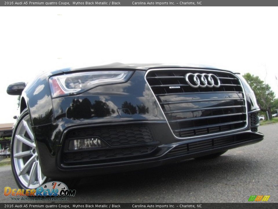 2016 Audi A5 Premium quattro Coupe Mythos Black Metallic / Black Photo #1