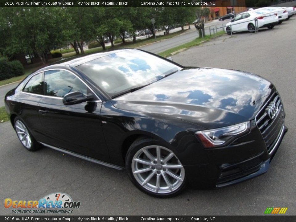 Mythos Black Metallic 2016 Audi A5 Premium quattro Coupe Photo #3
