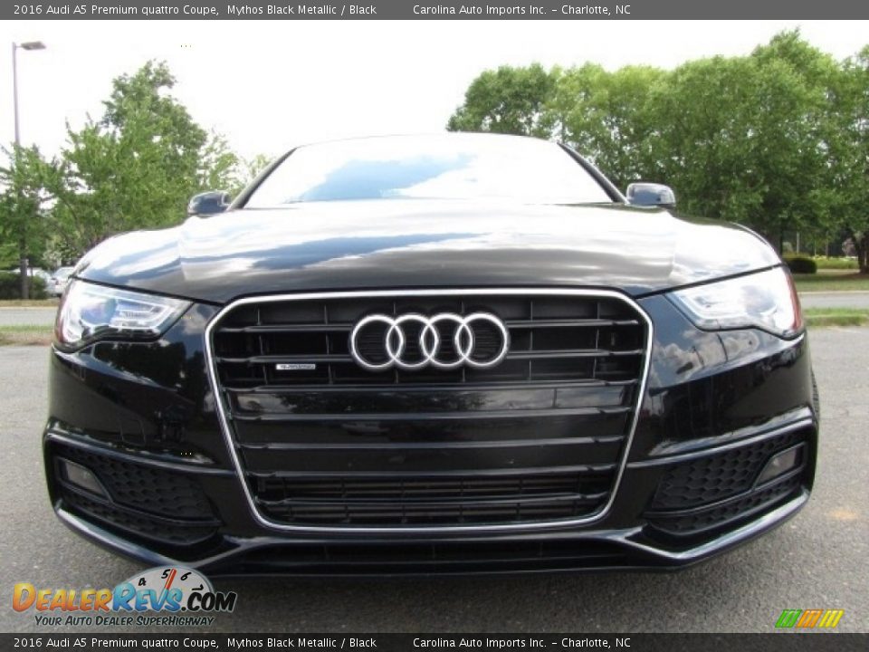 2016 Audi A5 Premium quattro Coupe Mythos Black Metallic / Black Photo #4