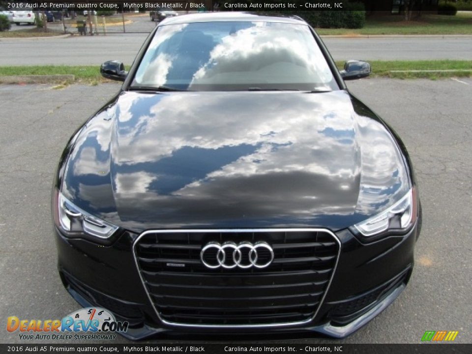 2016 Audi A5 Premium quattro Coupe Mythos Black Metallic / Black Photo #5