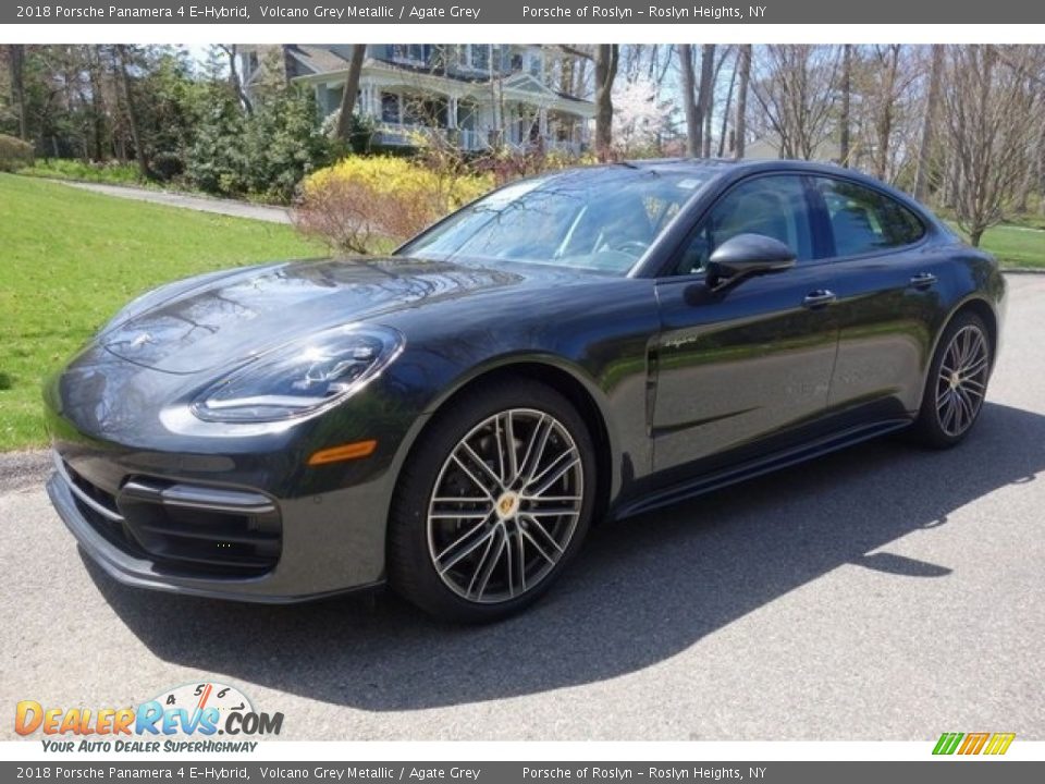 2018 Porsche Panamera 4 E-Hybrid Volcano Grey Metallic / Agate Grey Photo #3