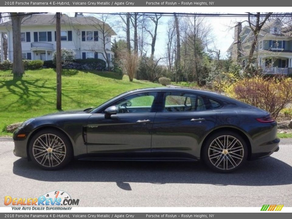 2018 Porsche Panamera 4 E-Hybrid Volcano Grey Metallic / Agate Grey Photo #4