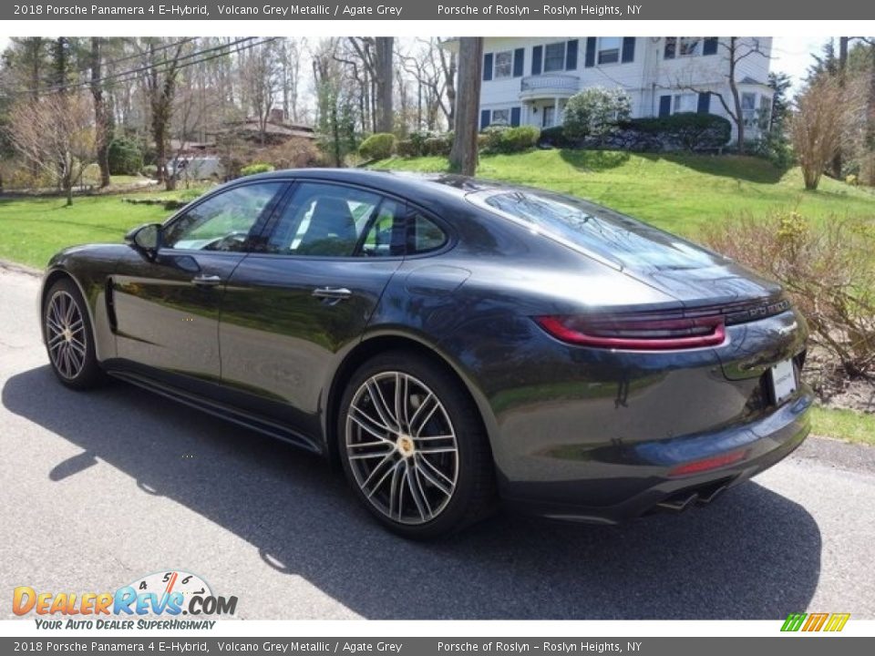 2018 Porsche Panamera 4 E-Hybrid Volcano Grey Metallic / Agate Grey Photo #5