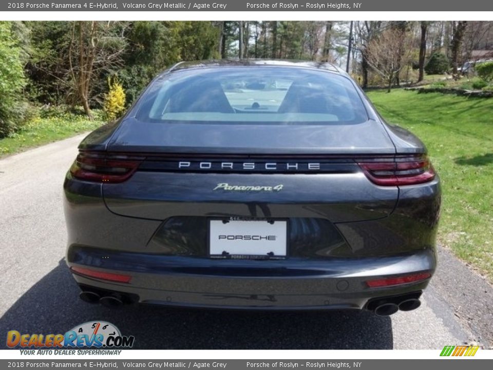 2018 Porsche Panamera 4 E-Hybrid Volcano Grey Metallic / Agate Grey Photo #6