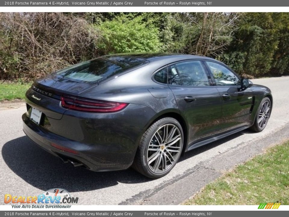 2018 Porsche Panamera 4 E-Hybrid Volcano Grey Metallic / Agate Grey Photo #7