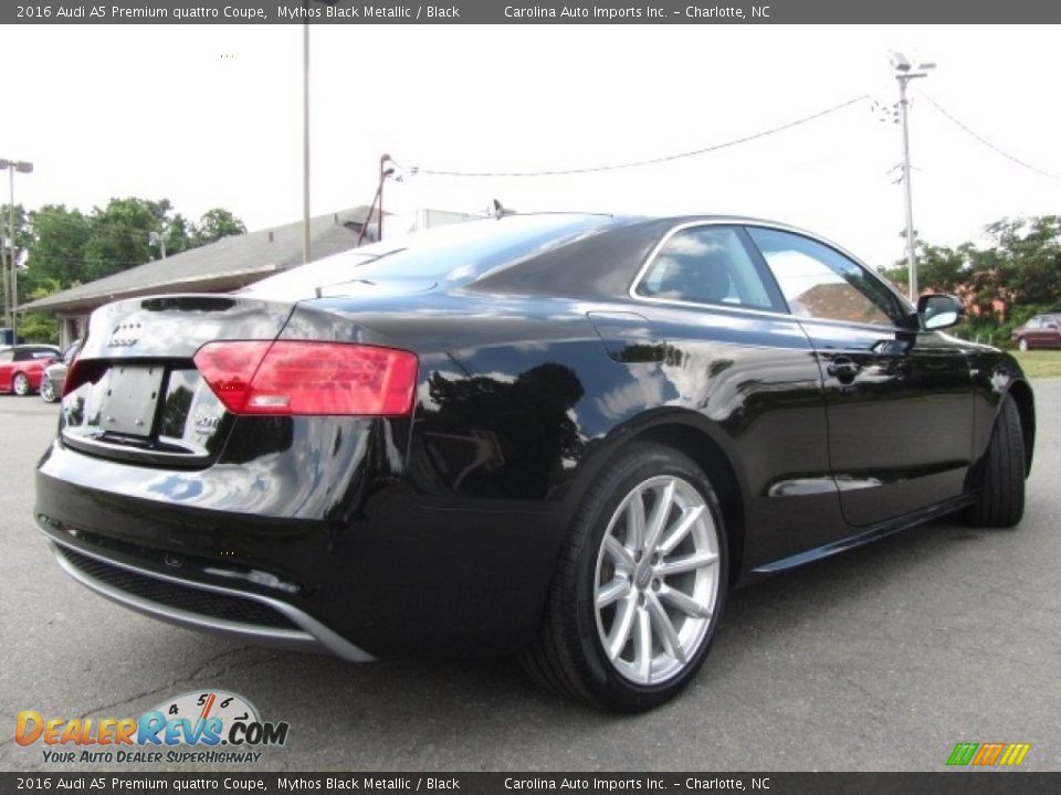 2016 Audi A5 Premium quattro Coupe Mythos Black Metallic / Black Photo #10