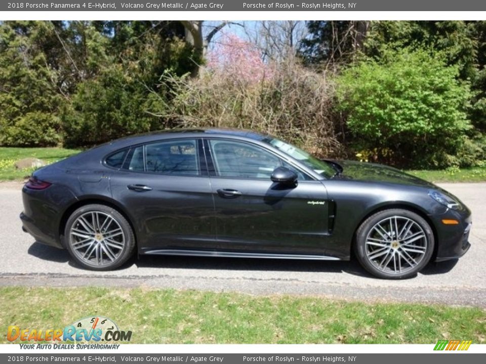 Volcano Grey Metallic 2018 Porsche Panamera 4 E-Hybrid Photo #8
