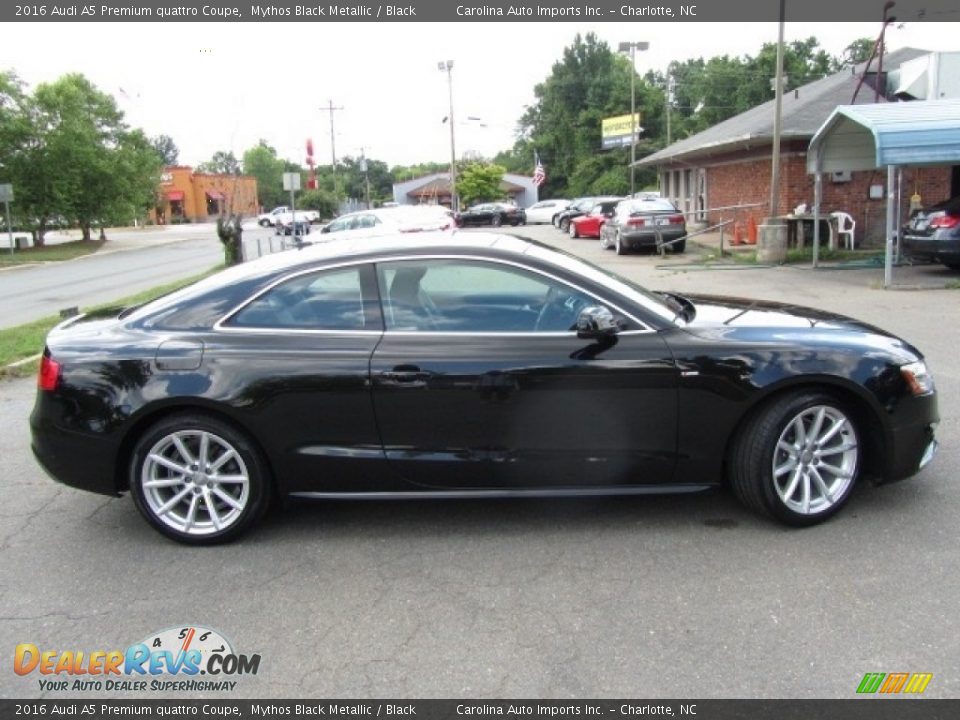 2016 Audi A5 Premium quattro Coupe Mythos Black Metallic / Black Photo #11