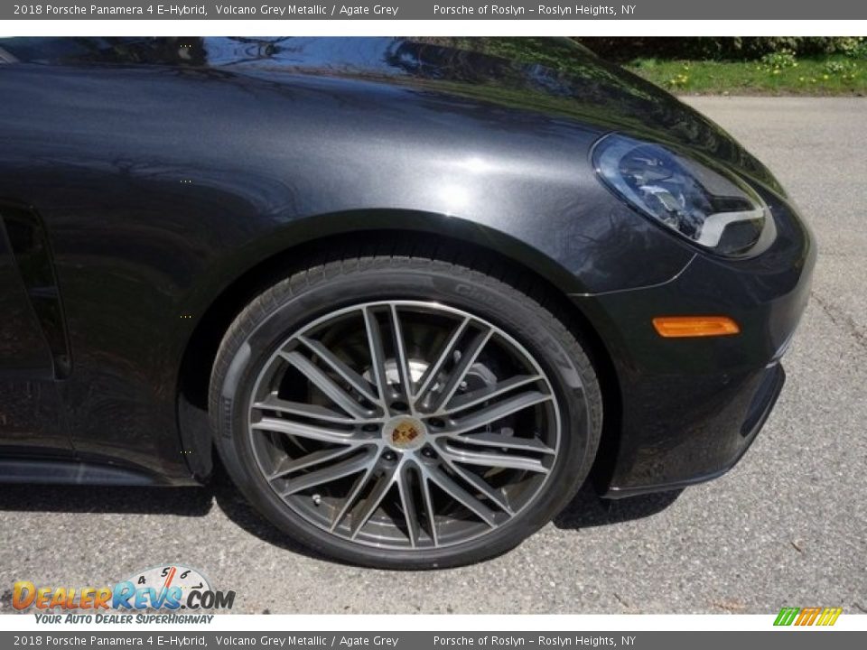 2018 Porsche Panamera 4 E-Hybrid Volcano Grey Metallic / Agate Grey Photo #9