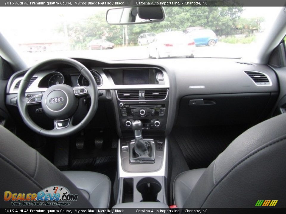 2016 Audi A5 Premium quattro Coupe Mythos Black Metallic / Black Photo #13