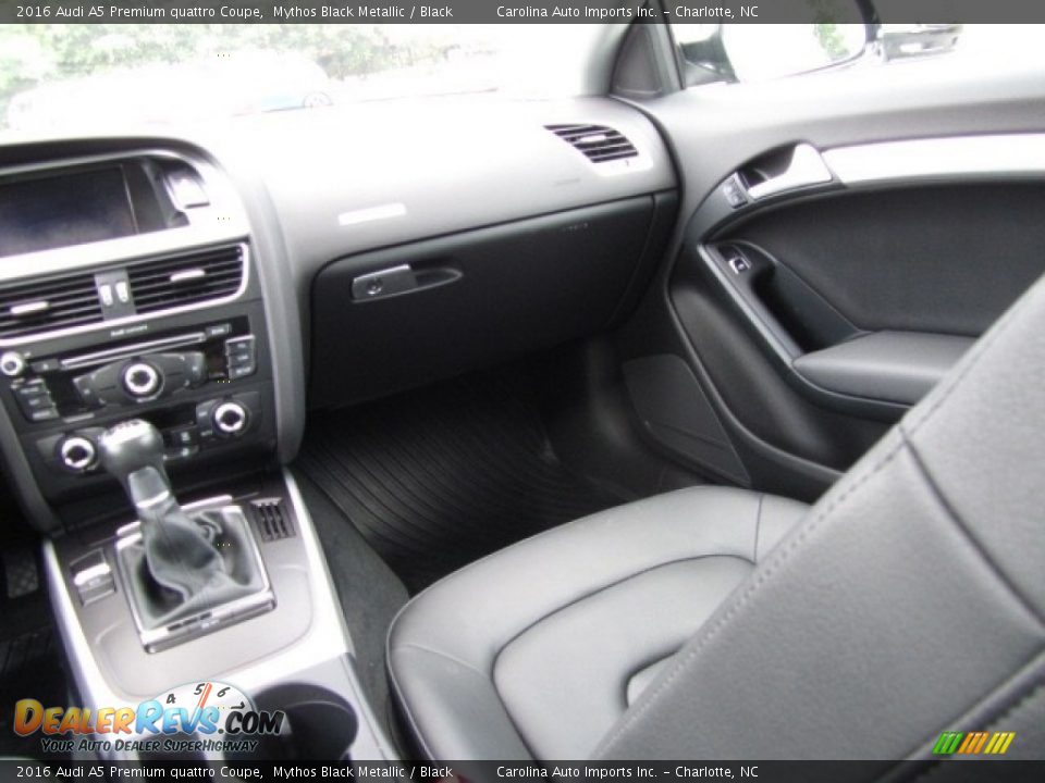 2016 Audi A5 Premium quattro Coupe Mythos Black Metallic / Black Photo #14
