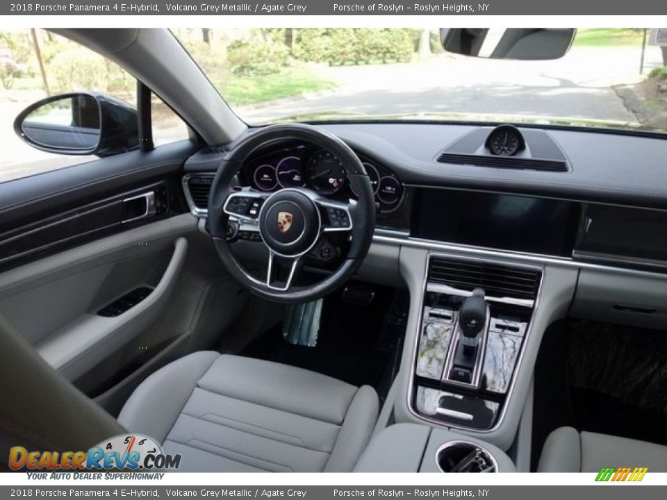 2018 Porsche Panamera 4 E-Hybrid Volcano Grey Metallic / Agate Grey Photo #14