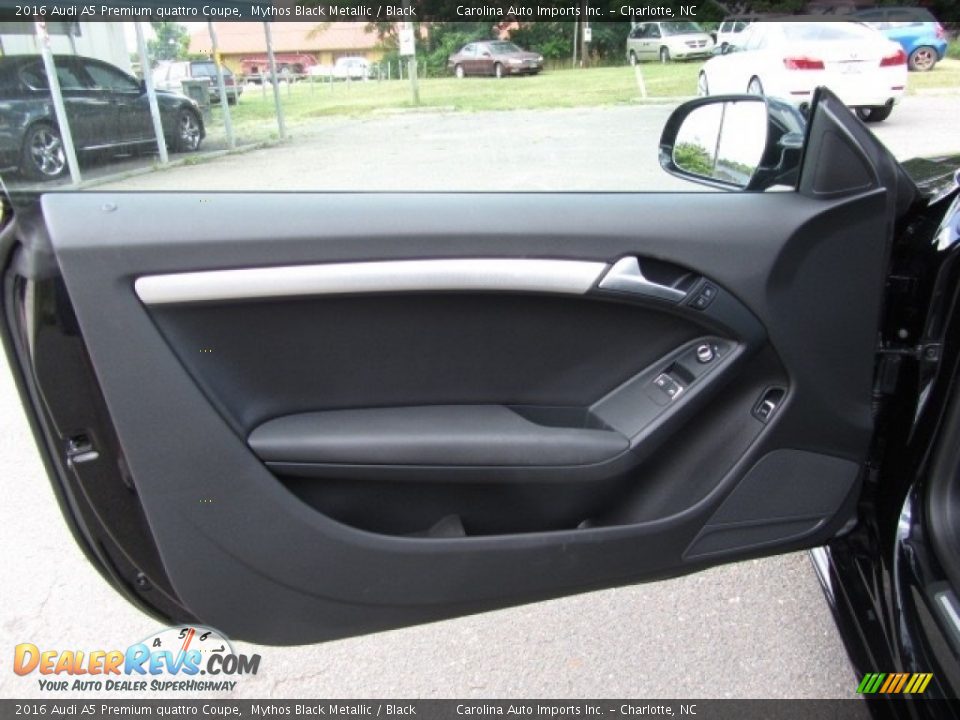 2016 Audi A5 Premium quattro Coupe Mythos Black Metallic / Black Photo #18