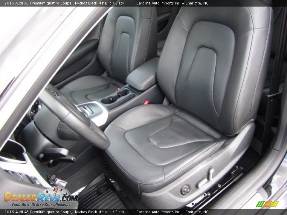 Front Seat of 2016 Audi A5 Premium quattro Coupe Photo #19