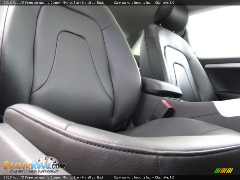 2016 Audi A5 Premium quattro Coupe Mythos Black Metallic / Black Photo #23