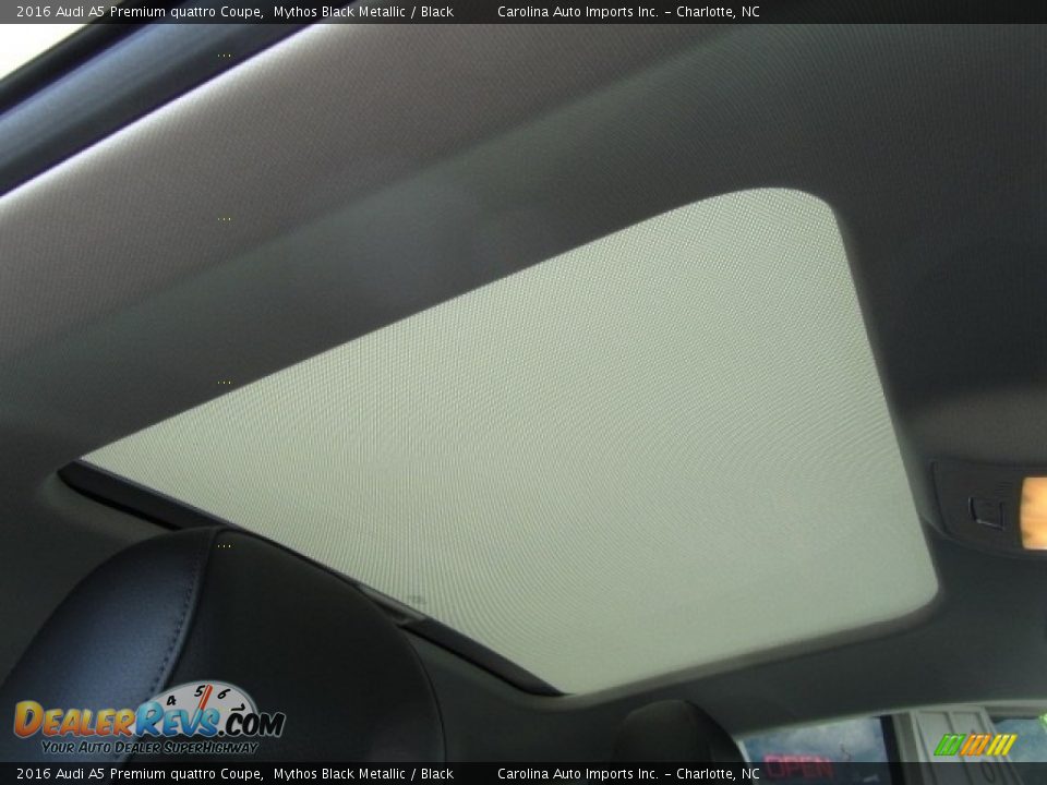 2016 Audi A5 Premium quattro Coupe Mythos Black Metallic / Black Photo #24