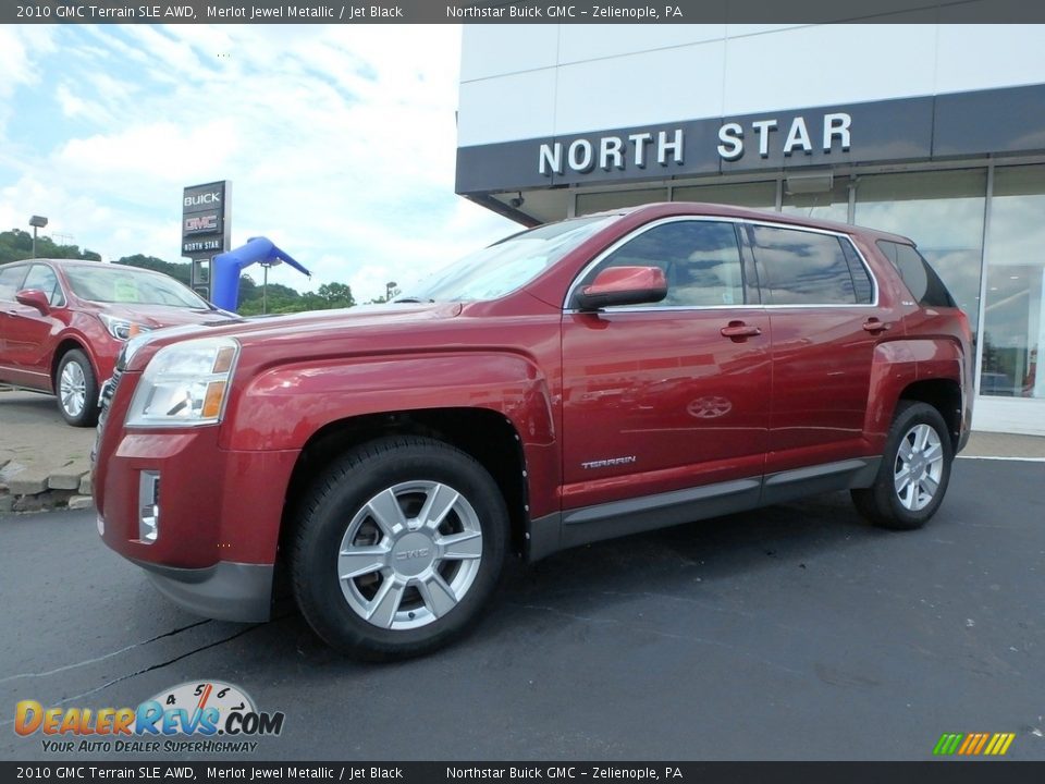 2010 GMC Terrain SLE AWD Merlot Jewel Metallic / Jet Black Photo #1