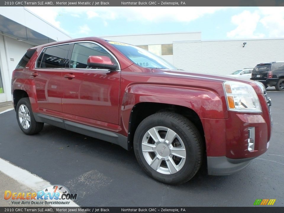 2010 GMC Terrain SLE AWD Merlot Jewel Metallic / Jet Black Photo #4