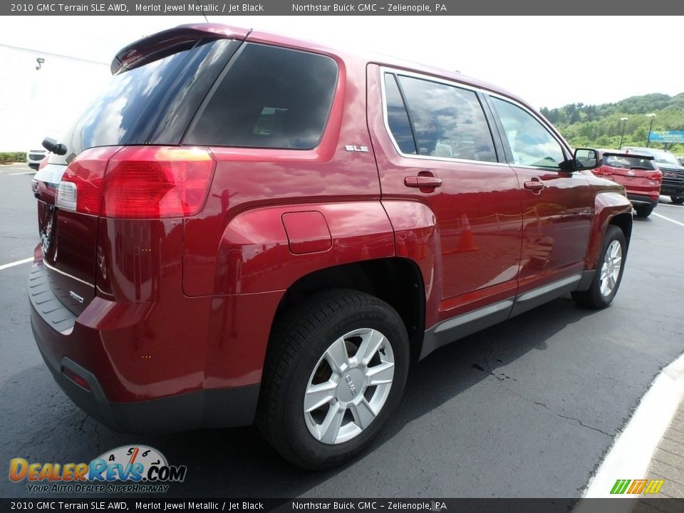 2010 GMC Terrain SLE AWD Merlot Jewel Metallic / Jet Black Photo #9