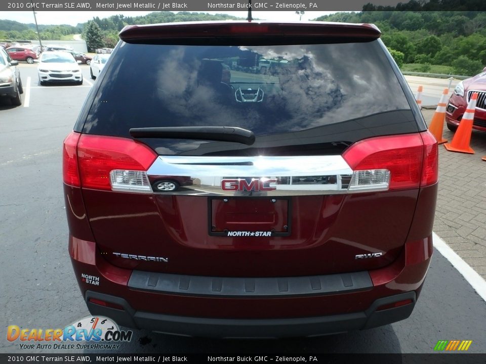2010 GMC Terrain SLE AWD Merlot Jewel Metallic / Jet Black Photo #10
