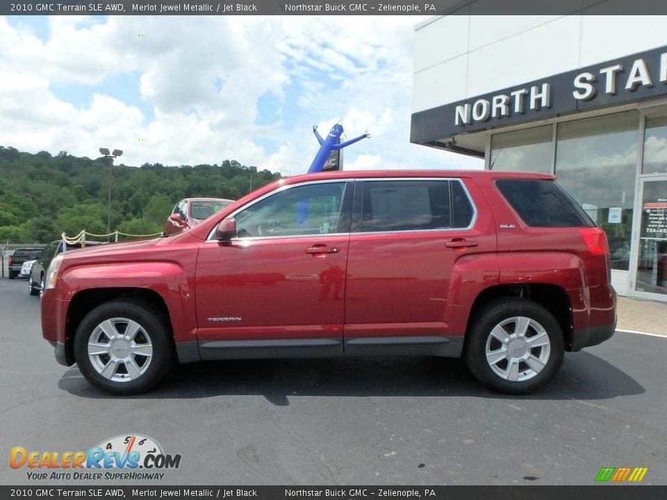 2010 GMC Terrain SLE AWD Merlot Jewel Metallic / Jet Black Photo #13