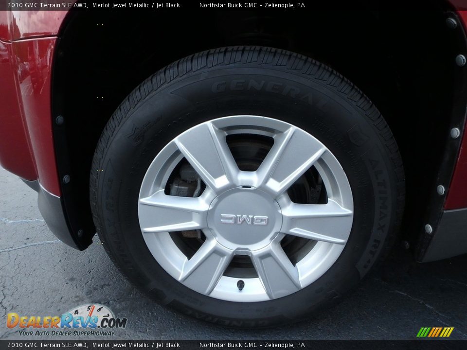 2010 GMC Terrain SLE AWD Merlot Jewel Metallic / Jet Black Photo #14