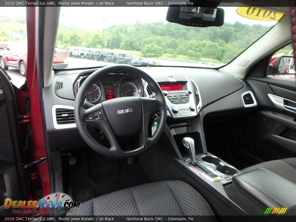 2010 GMC Terrain SLE AWD Merlot Jewel Metallic / Jet Black Photo #17