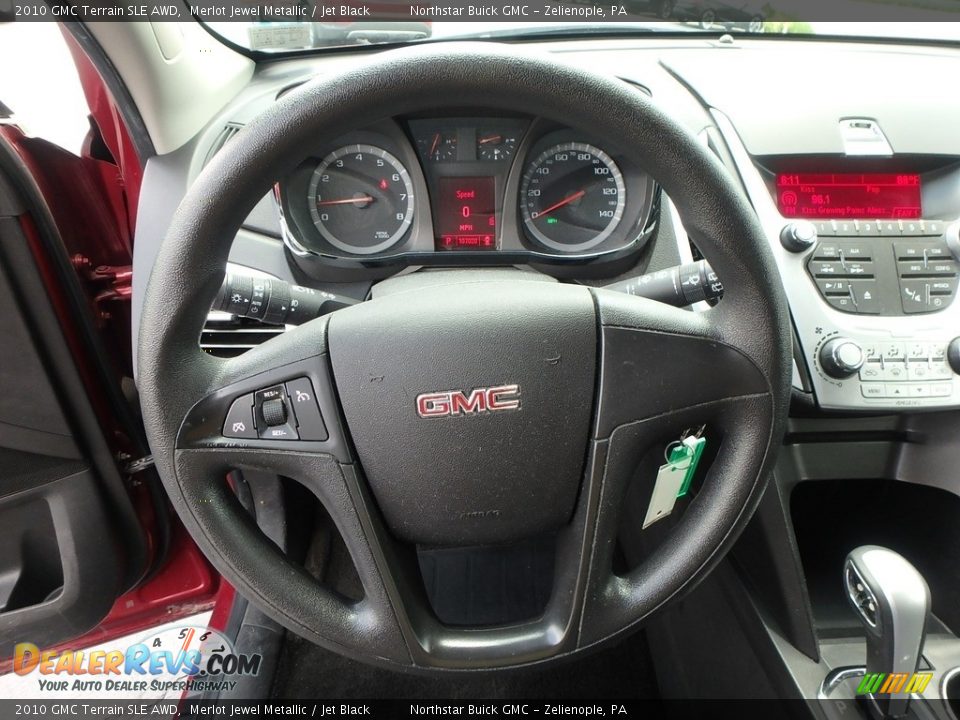 2010 GMC Terrain SLE AWD Merlot Jewel Metallic / Jet Black Photo #23