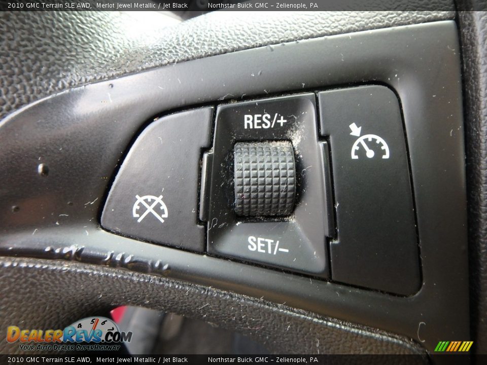 2010 GMC Terrain SLE AWD Merlot Jewel Metallic / Jet Black Photo #24