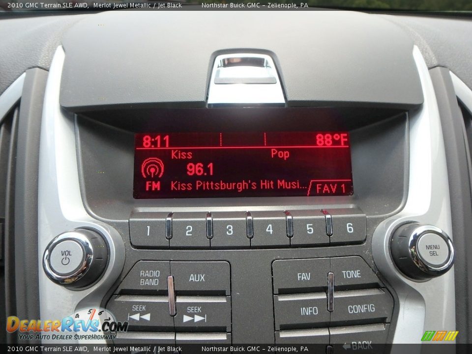 2010 GMC Terrain SLE AWD Merlot Jewel Metallic / Jet Black Photo #28