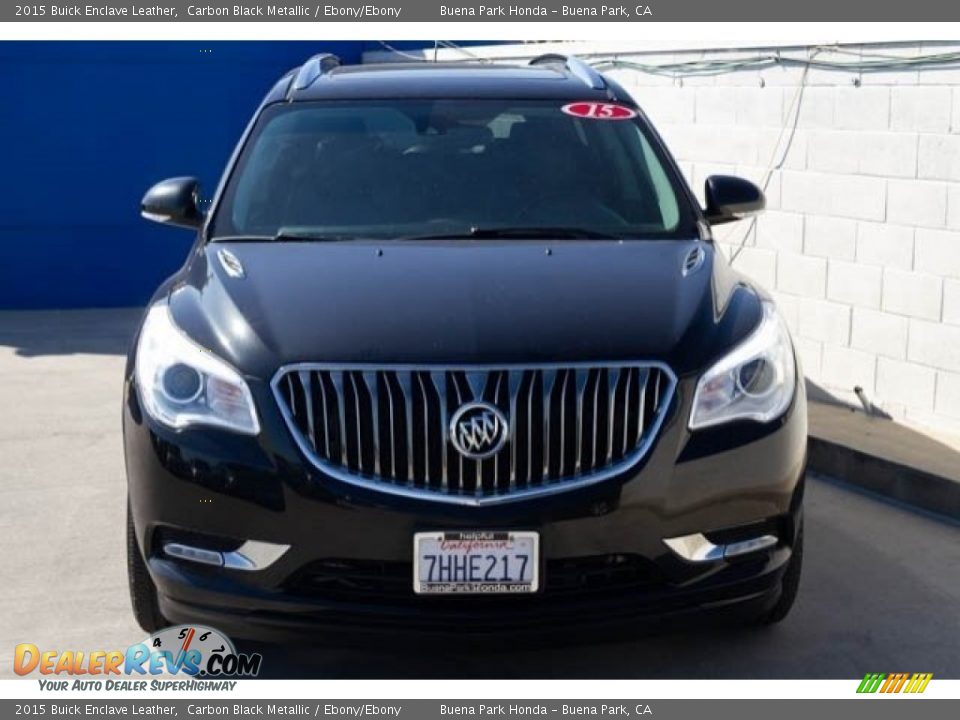 2015 Buick Enclave Leather Carbon Black Metallic / Ebony/Ebony Photo #7