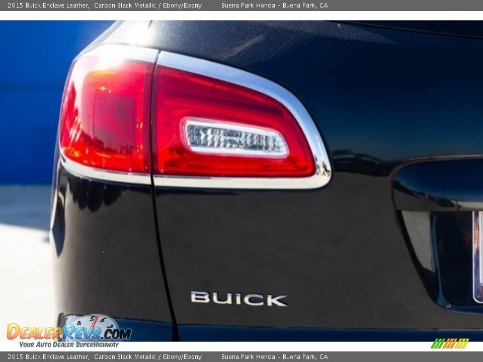 2015 Buick Enclave Leather Carbon Black Metallic / Ebony/Ebony Photo #11