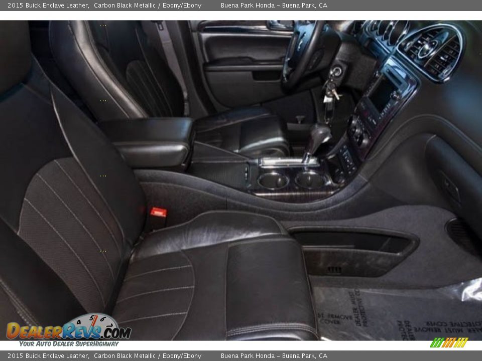 2015 Buick Enclave Leather Carbon Black Metallic / Ebony/Ebony Photo #24