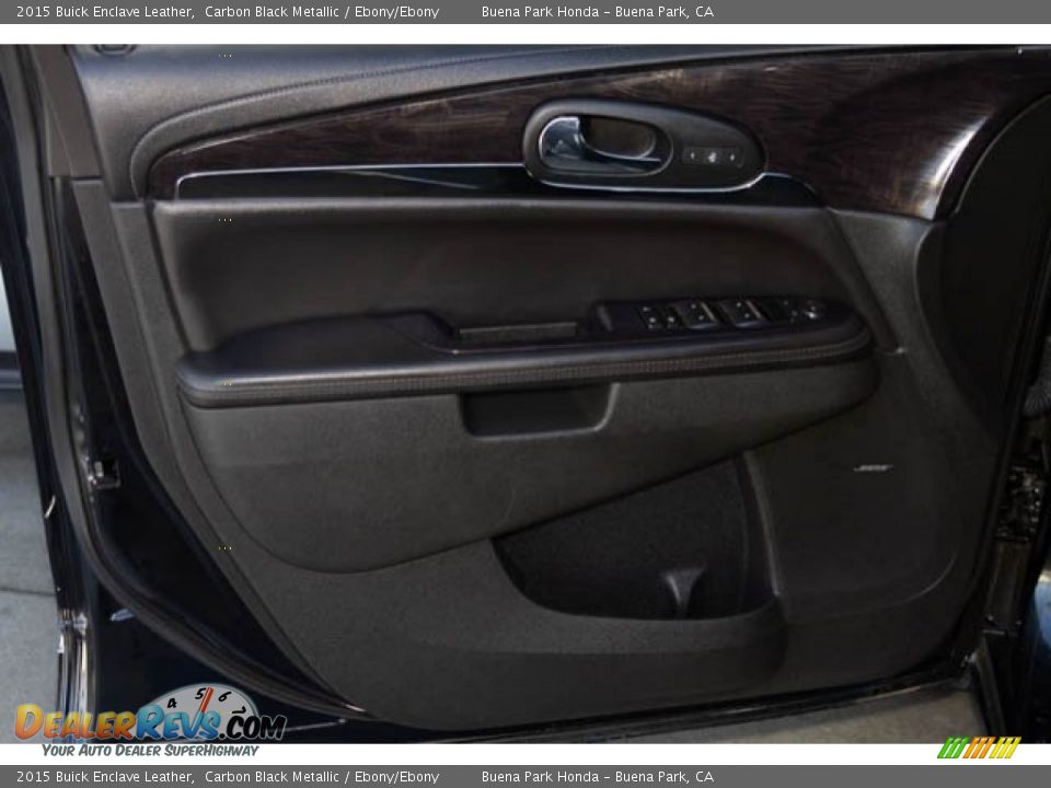 2015 Buick Enclave Leather Carbon Black Metallic / Ebony/Ebony Photo #30