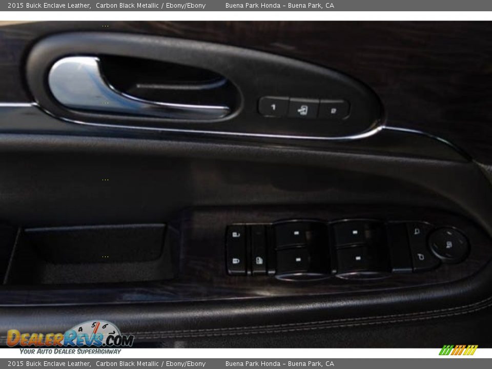 2015 Buick Enclave Leather Carbon Black Metallic / Ebony/Ebony Photo #31