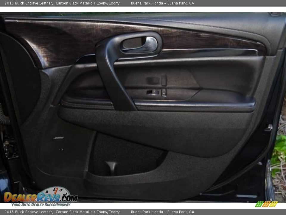 2015 Buick Enclave Leather Carbon Black Metallic / Ebony/Ebony Photo #34
