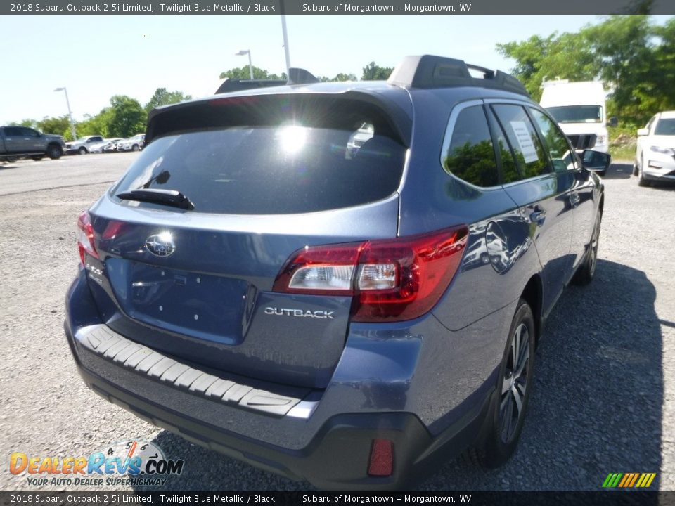 2018 Subaru Outback 2.5i Limited Twilight Blue Metallic / Black Photo #4