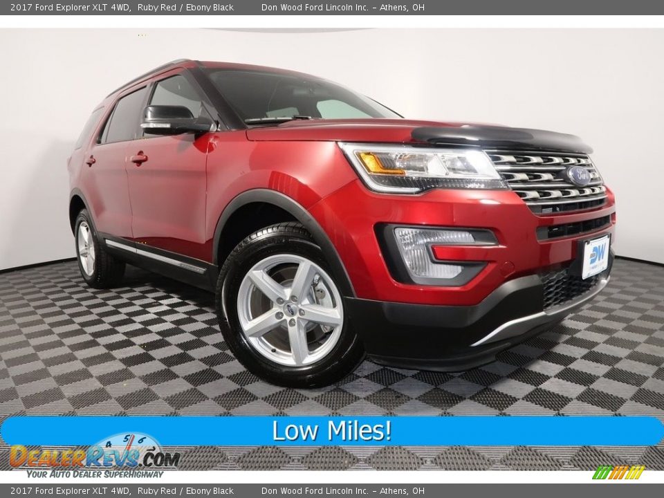 2017 Ford Explorer XLT 4WD Ruby Red / Ebony Black Photo #1