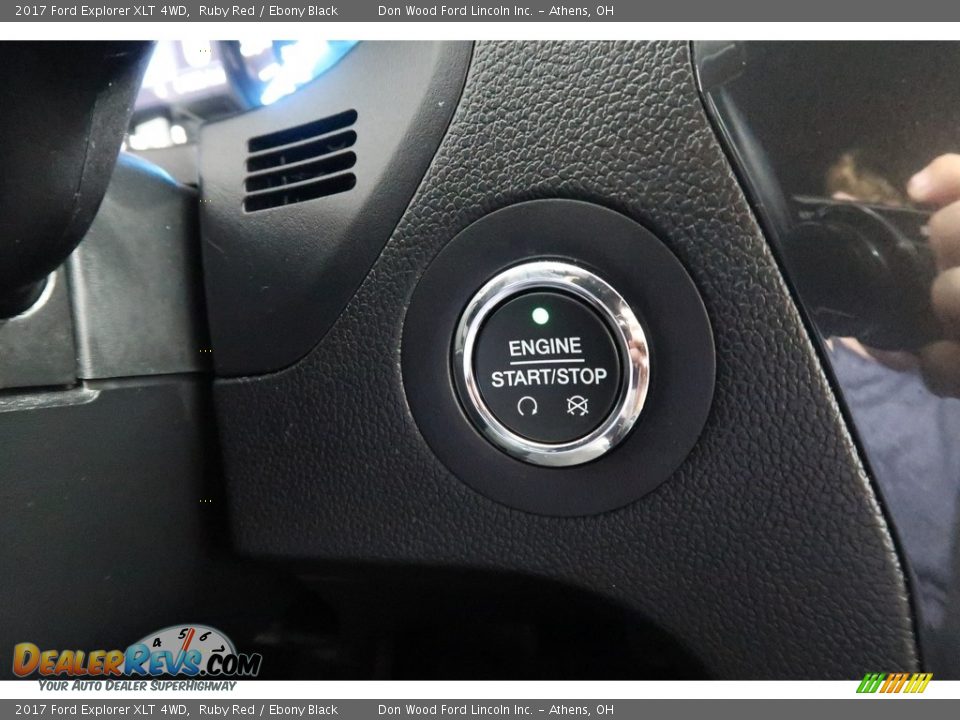 2017 Ford Explorer XLT 4WD Ruby Red / Ebony Black Photo #4