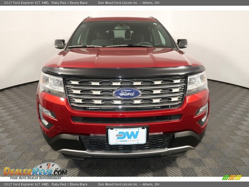 2017 Ford Explorer XLT 4WD Ruby Red / Ebony Black Photo #10