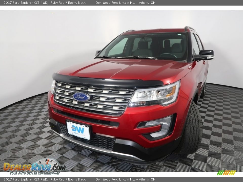 2017 Ford Explorer XLT 4WD Ruby Red / Ebony Black Photo #11