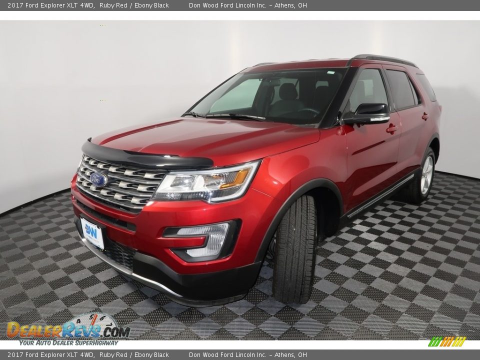 2017 Ford Explorer XLT 4WD Ruby Red / Ebony Black Photo #12