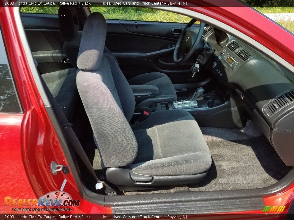 2003 Honda Civic EX Coupe Rallye Red / Black Photo #8