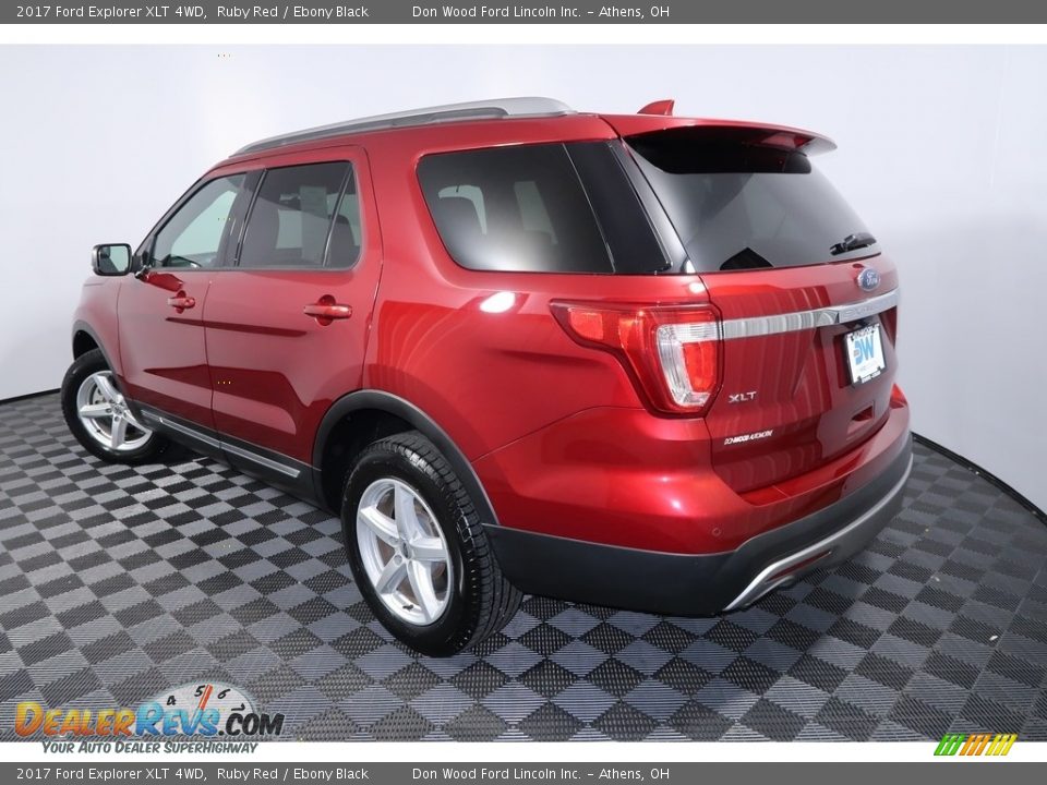 2017 Ford Explorer XLT 4WD Ruby Red / Ebony Black Photo #13