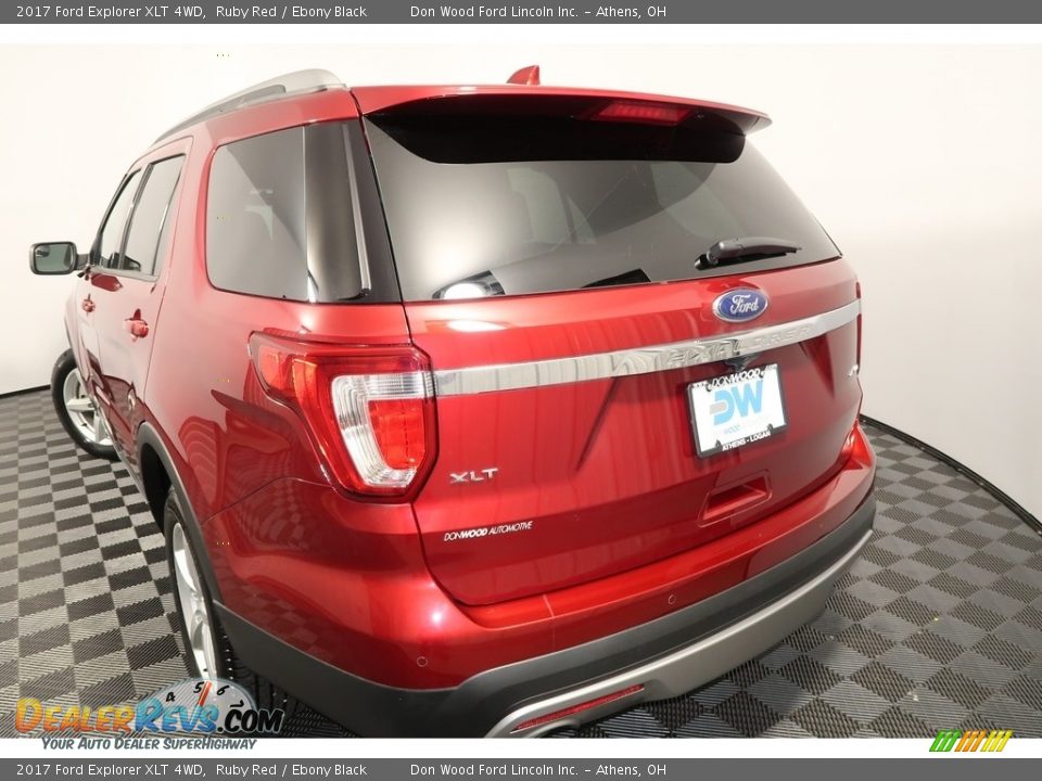 2017 Ford Explorer XLT 4WD Ruby Red / Ebony Black Photo #14