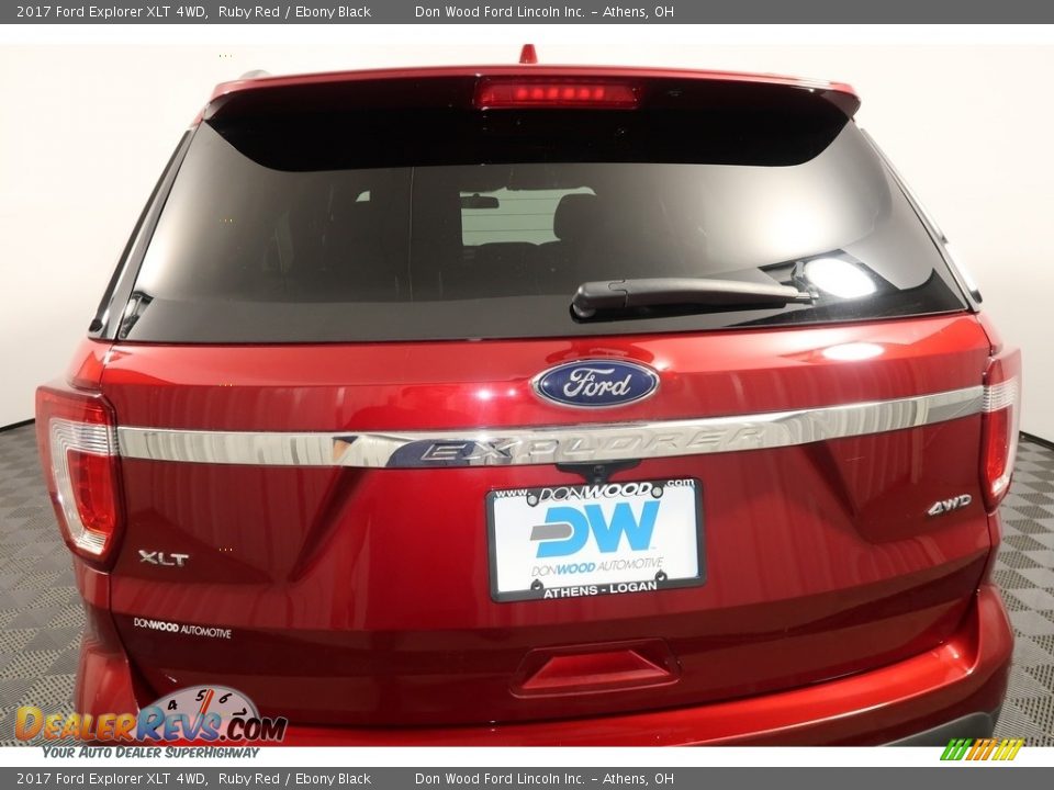 2017 Ford Explorer XLT 4WD Ruby Red / Ebony Black Photo #15