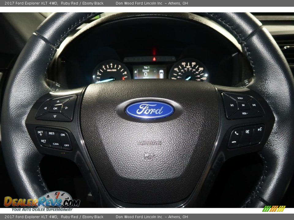 2017 Ford Explorer XLT 4WD Ruby Red / Ebony Black Photo #19