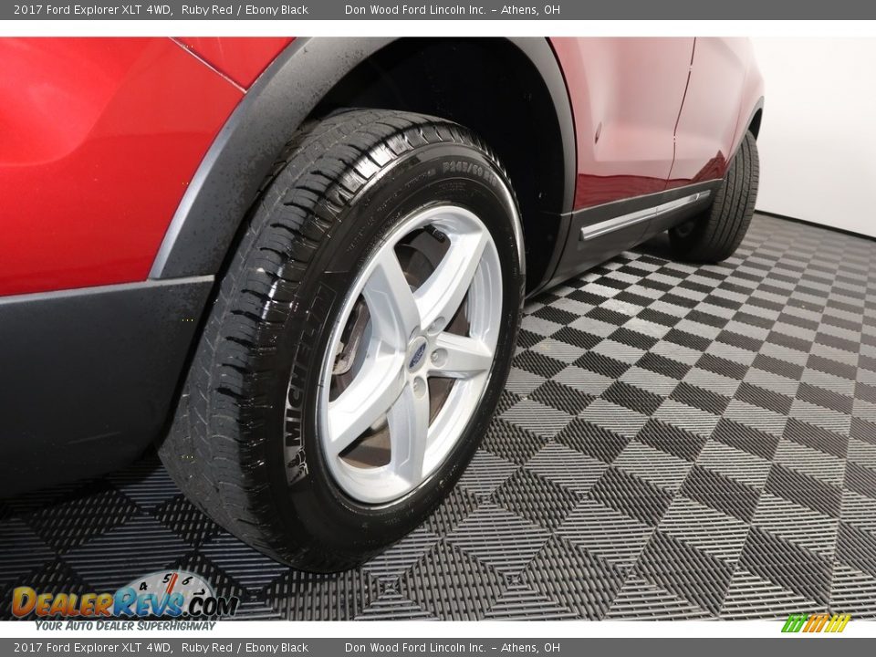 2017 Ford Explorer XLT 4WD Ruby Red / Ebony Black Photo #25