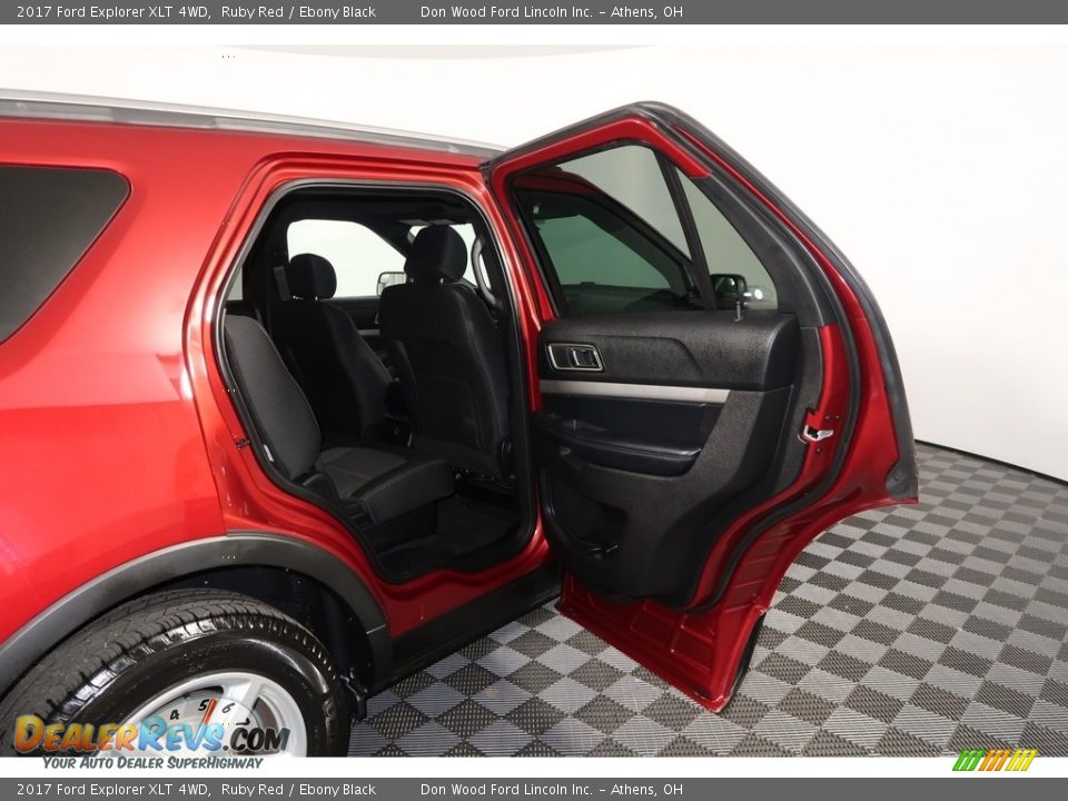 2017 Ford Explorer XLT 4WD Ruby Red / Ebony Black Photo #31